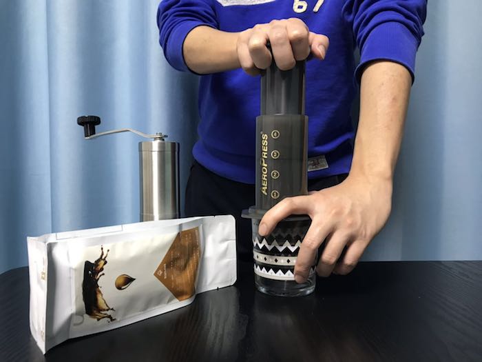 Aeropress coffee