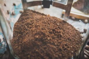 old coffee grounds