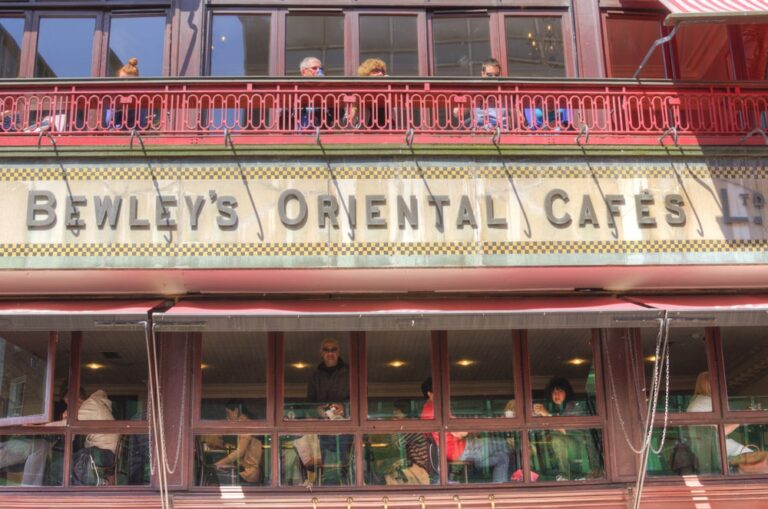 Coffee house frontage.