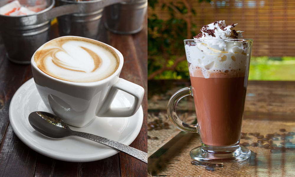What’s the difference between a latte and a mocha