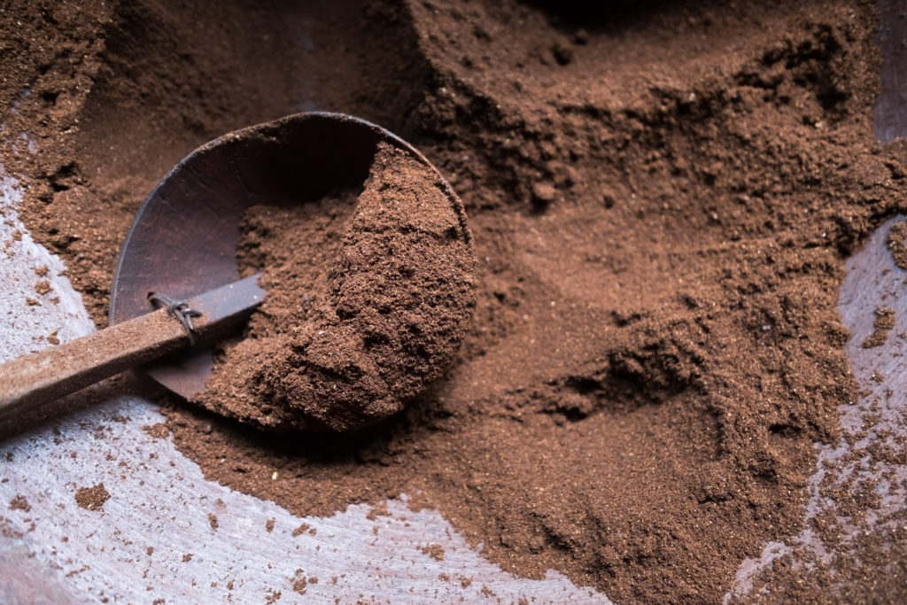 Coffee powder.