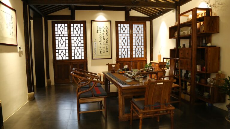 chinese style, the tea room, antique