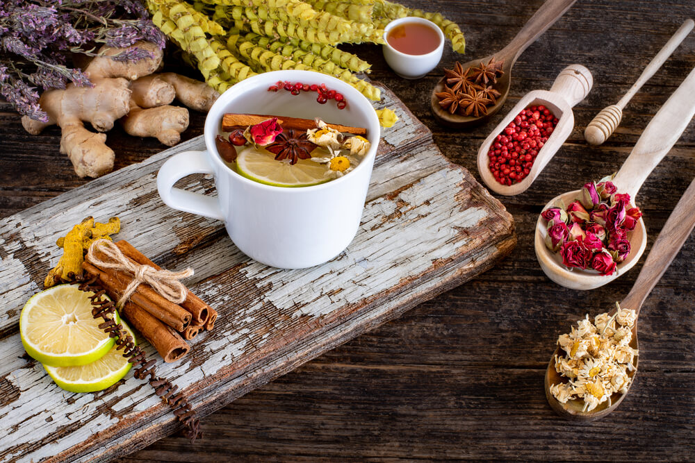 what tea helps you sleep - large variety of dried tea leaves