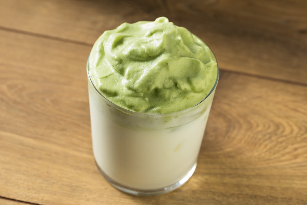 a cup of matcha dalgona