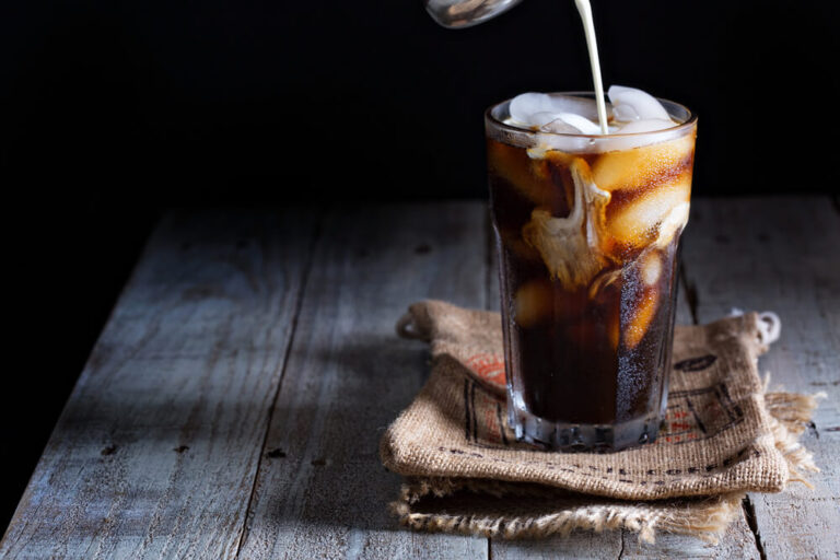 iced mocha coffee