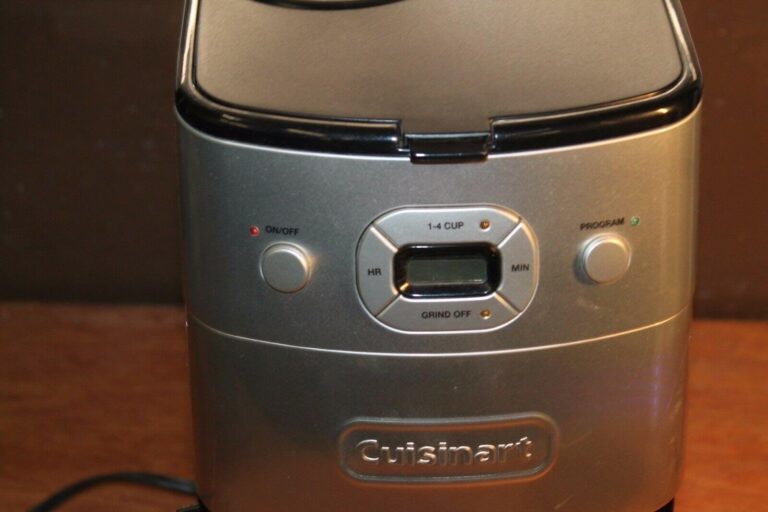 silver cuisinart coffee maker