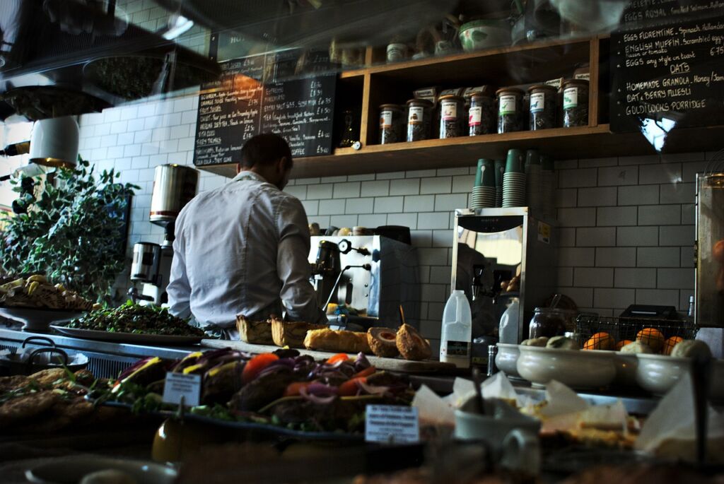 interior of a coffee shop