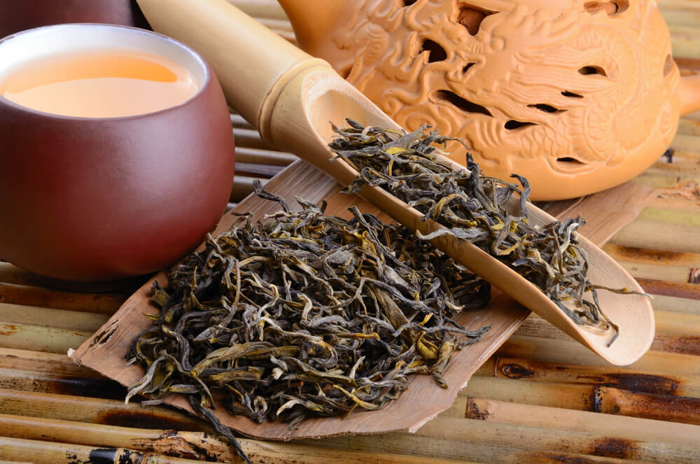 How much caffeine is in Oolong tea?
