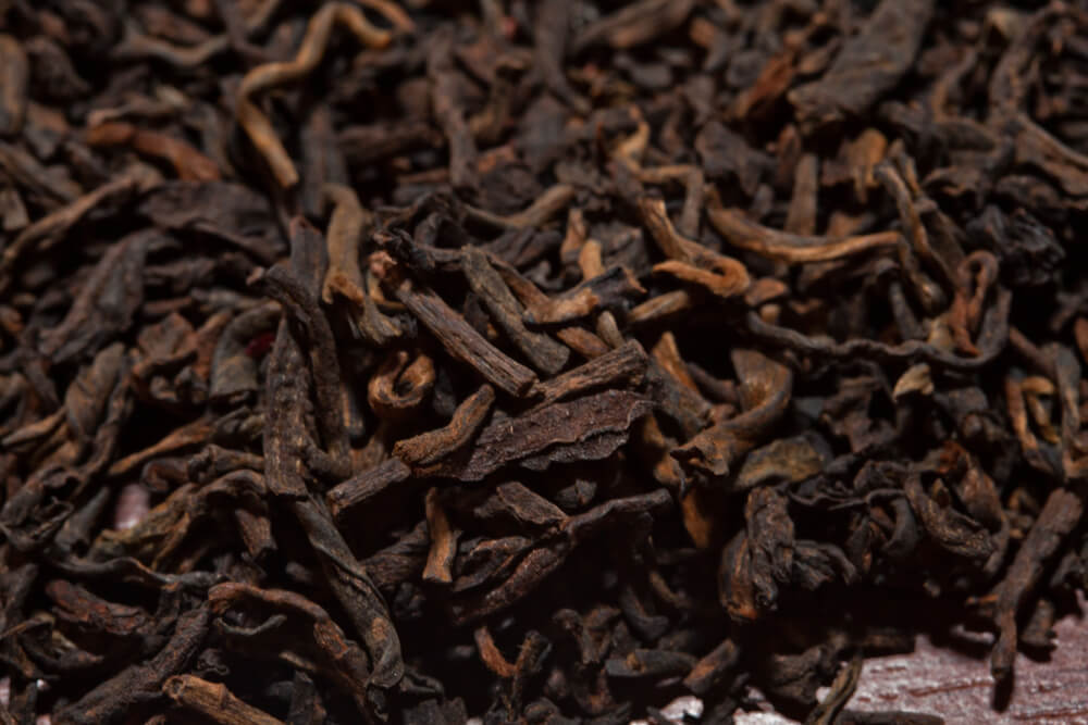 Keemun tea leaves