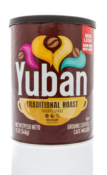A can of yuban coffee