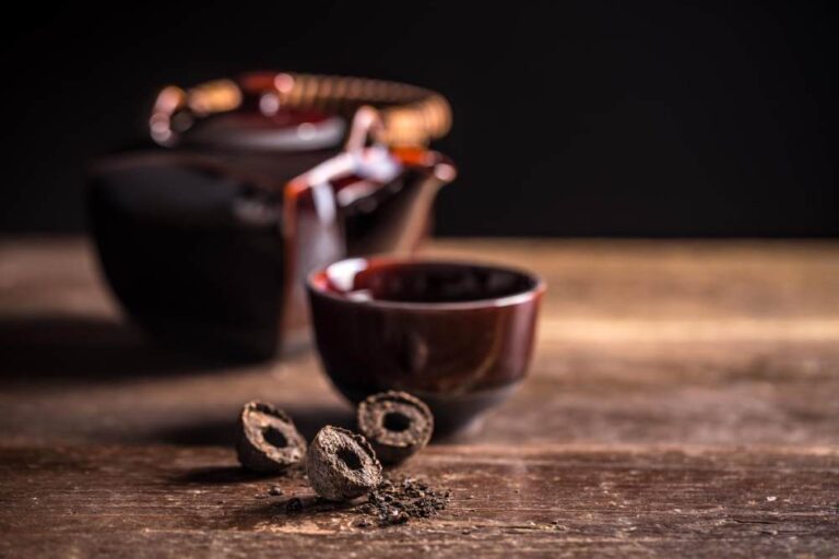 Types of fermented tea