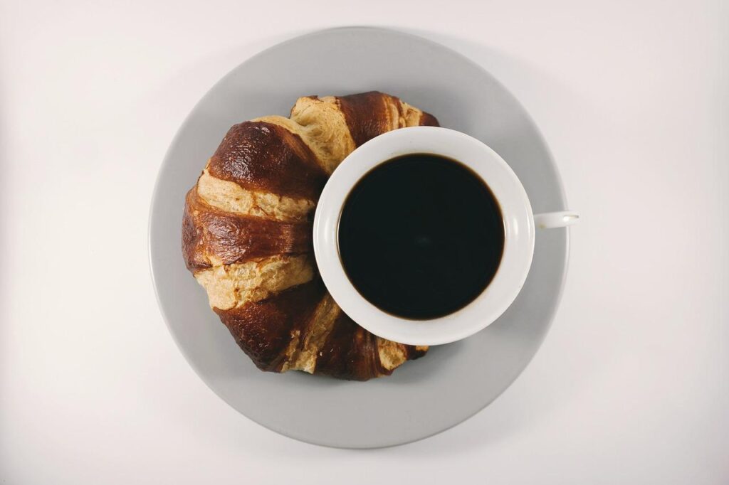 Cold Brew and Almond Croissant