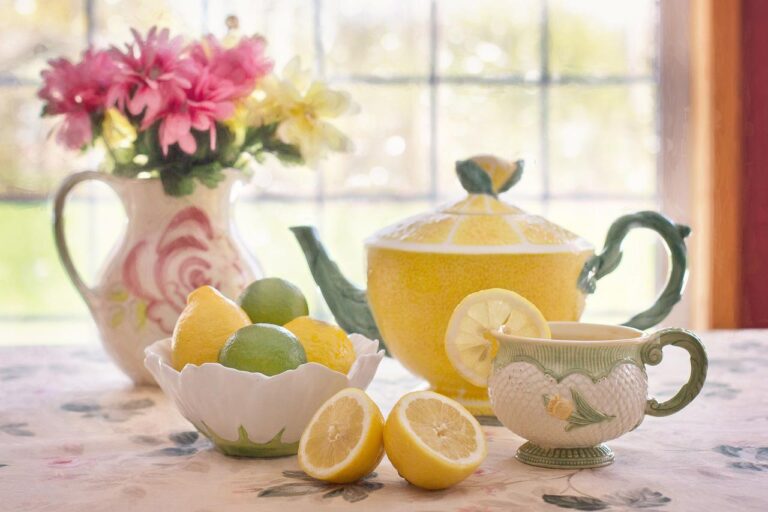 What tea is good with lemon?