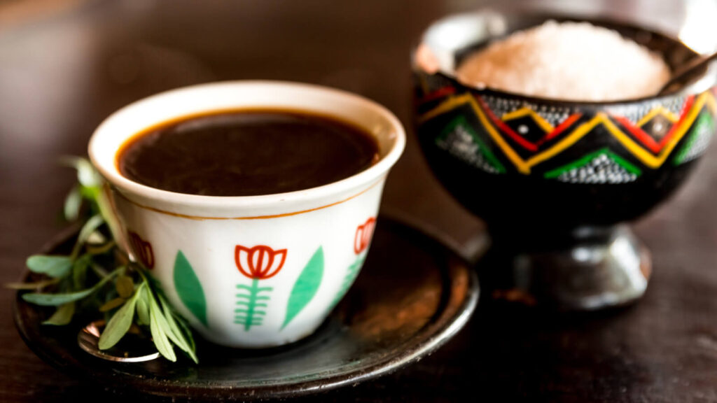Traditional Ethiopian coffee