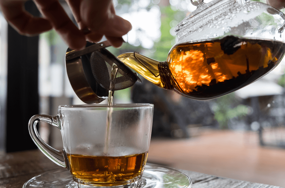 Why is tea served hot?