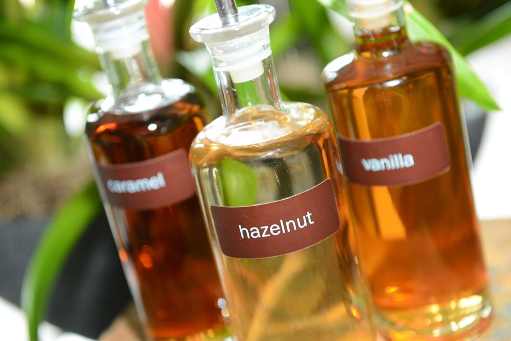 Flavored coffee syrups