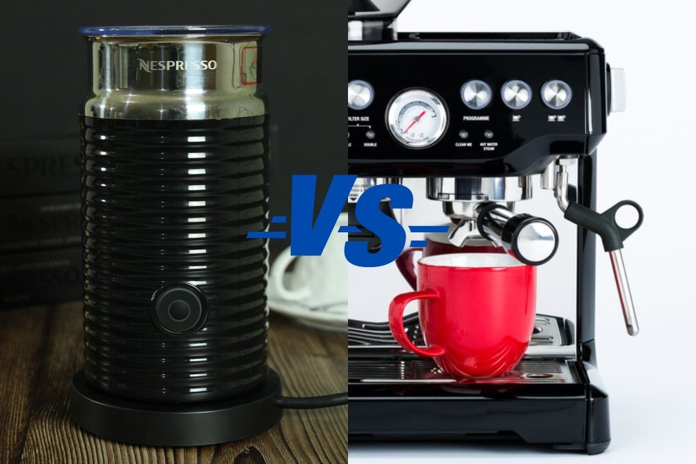milk frother vs. steam wand