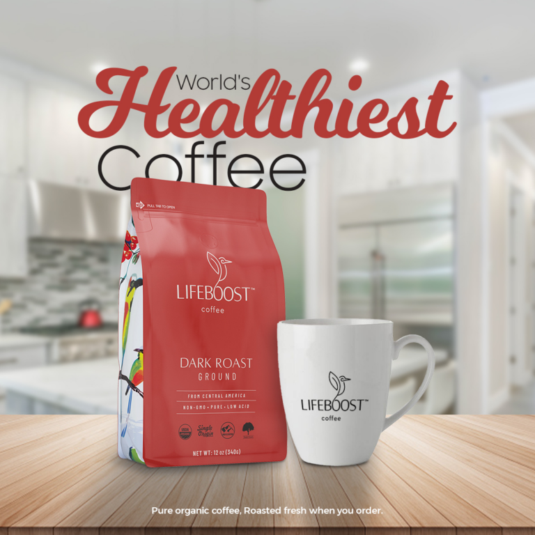 Lifeboost Dark Roast - World's Healthiest Coffee