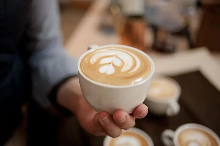 art at the top of a latte
