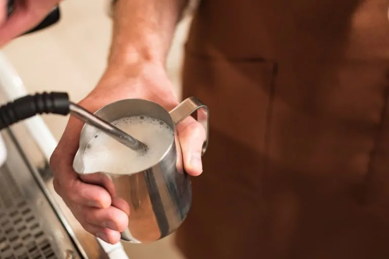 Milk frothing for coffee