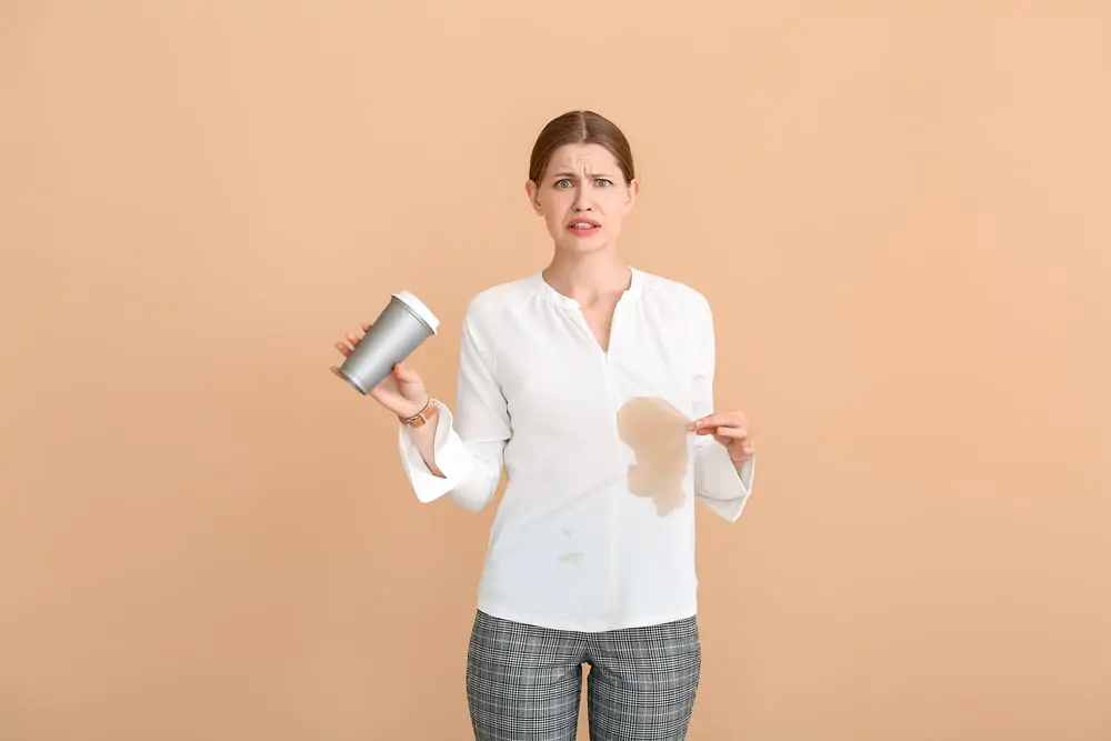 How to get coffee stains out of clothing