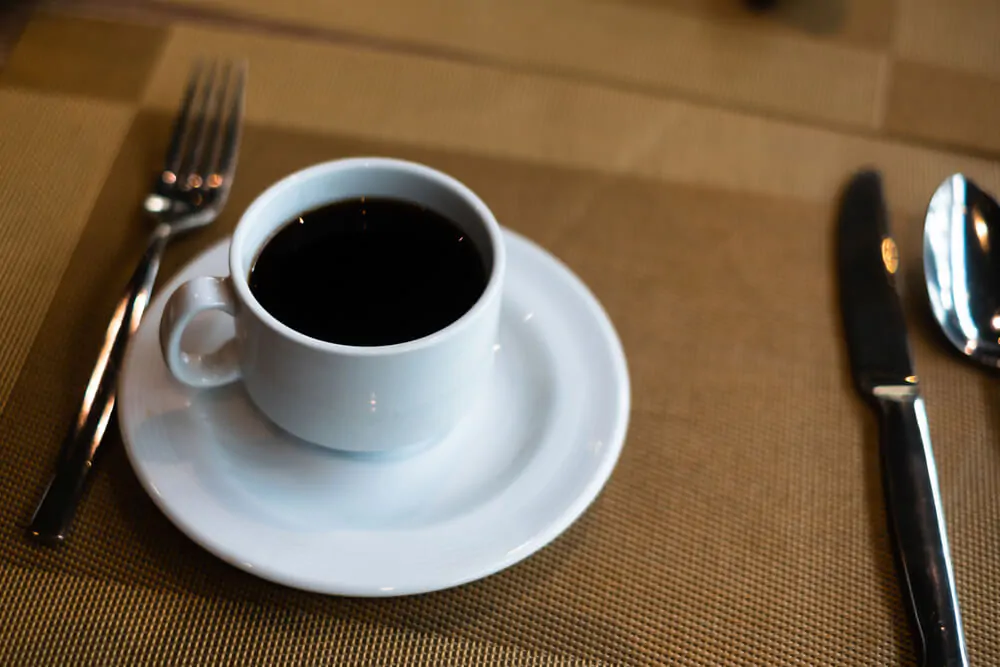 How many calories are in a cup of coffee?