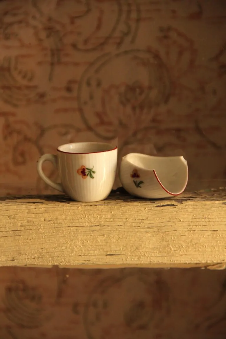 cup, child, duck