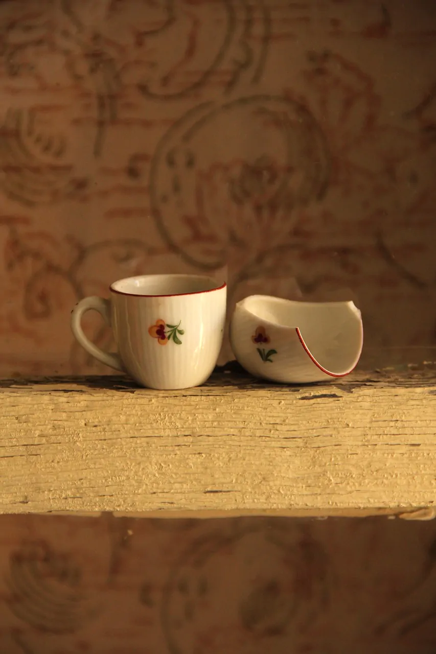cup, child, duck