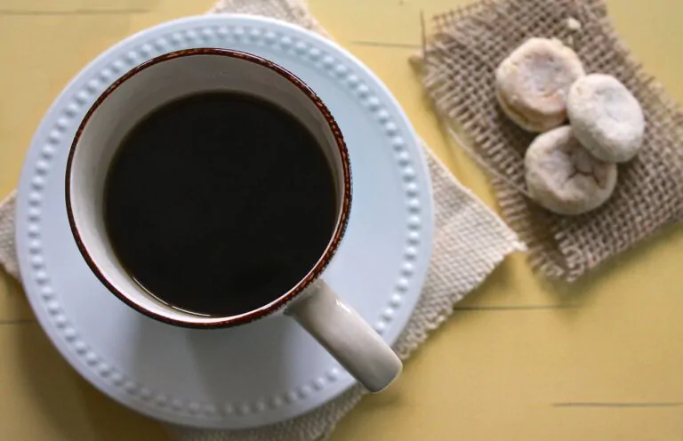 Milligrams of caffeine in a cup of coffee