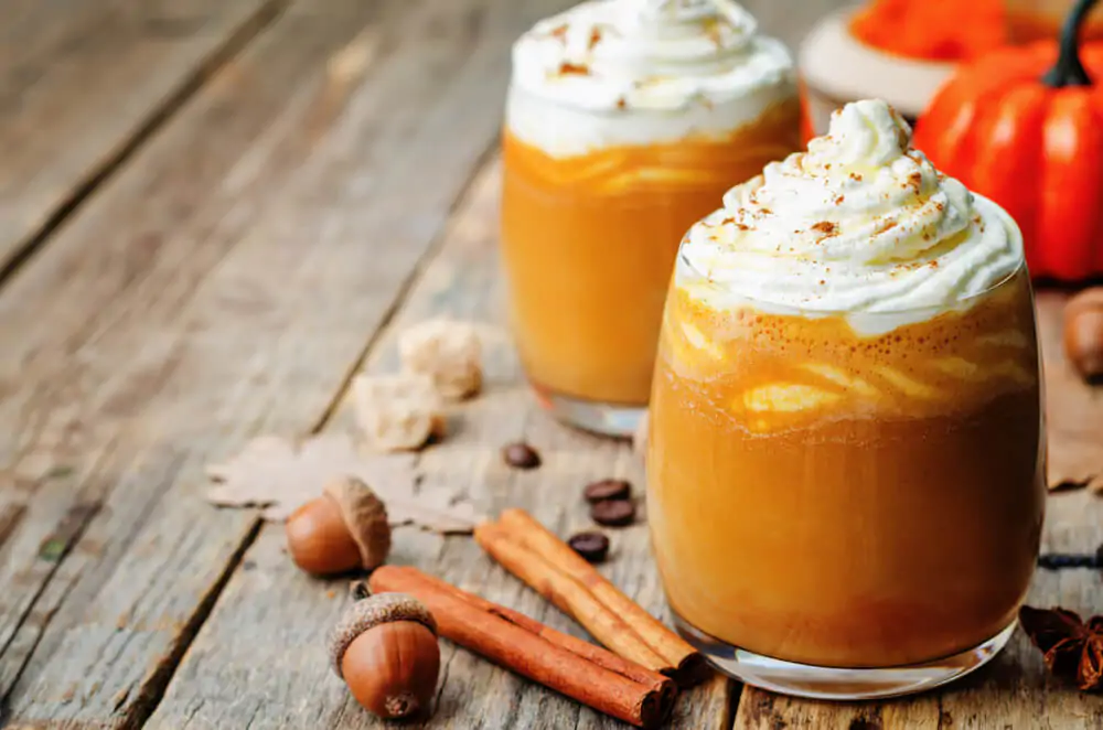 Pumpkin spice latte without coffee