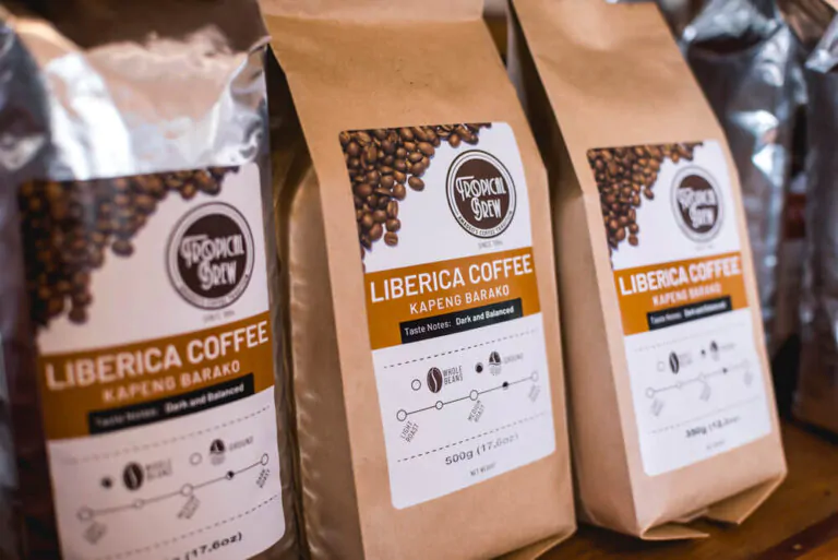 Pack of barako coffee from the Philippines