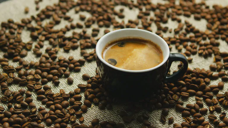 Mug of freshly brewed espresso - What is red-eye coffee