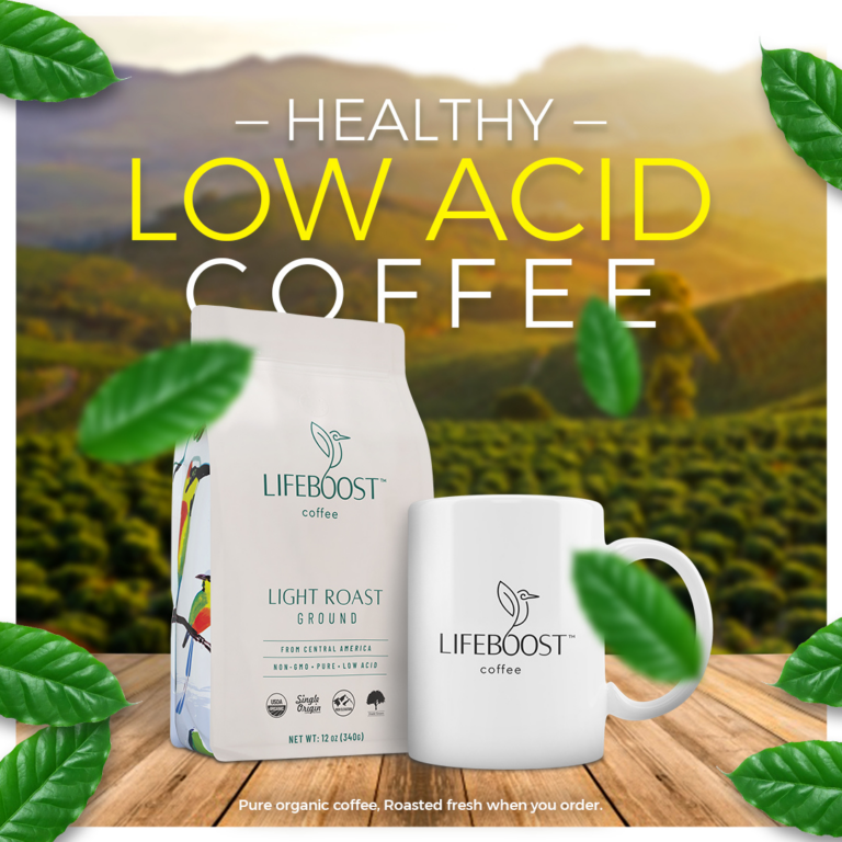 Lifeboost Light Roast - Low Acid Coffee